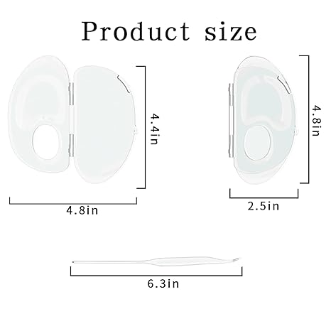 Makeup Mixing Palette Can Store Liquid Foundation. Hold Acrylic Palette. Art Nail Palette. Pigment Transparent Makeup Palette For Foundation Make-up