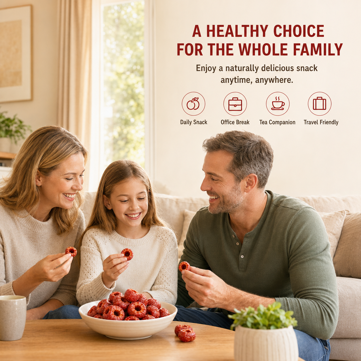 🍎Steamed Hollow Hawthorn🍃Natural Healthy Green Snack-WH