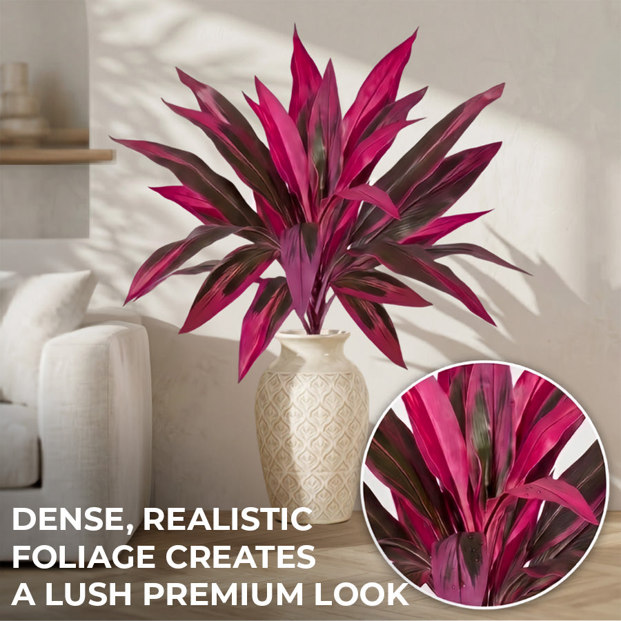 🔥Last Day 50% OFF🔥2Pcs Artificial Boston Fern & Dragon's Blood Tree Plants -$AC