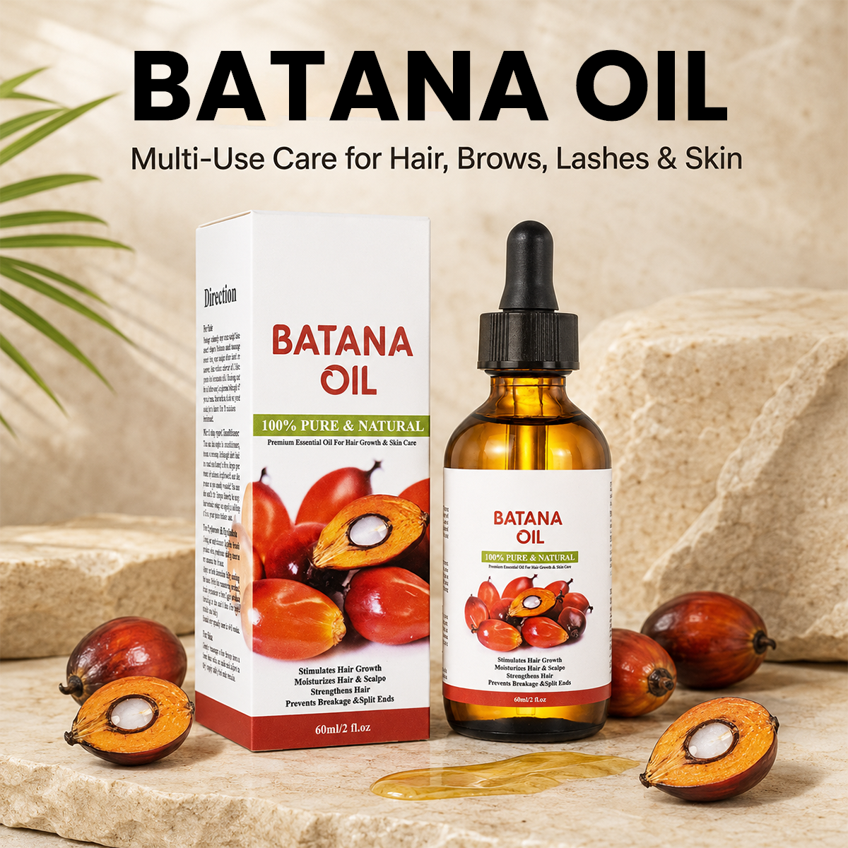 Pure Batana Hair Oil withRosemary-$LA