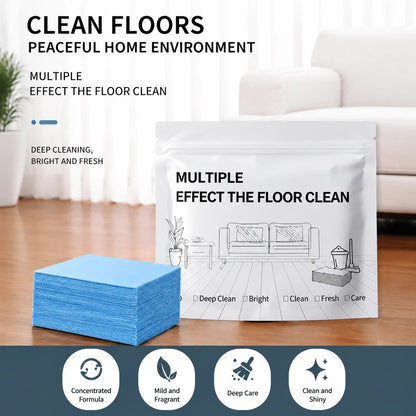🧼✨100-Pieces Floor Cleaning Tablets Multi-Surface Antibacterial Cleaner -$LX