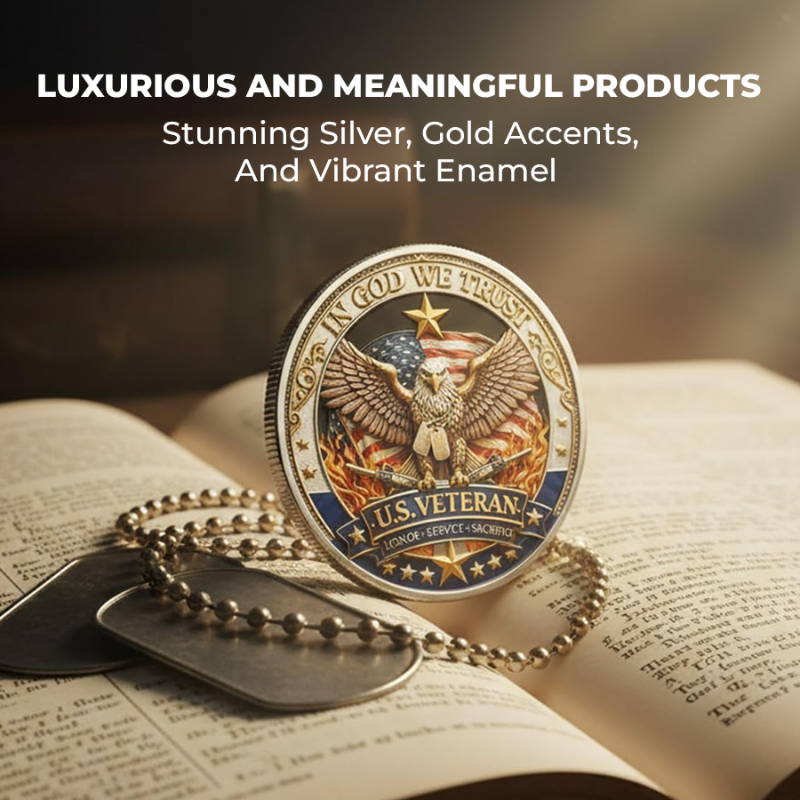 🔥Last Day 50% OFF🔥 250 Years of Freedom Veteran Tribute Coin-$LA