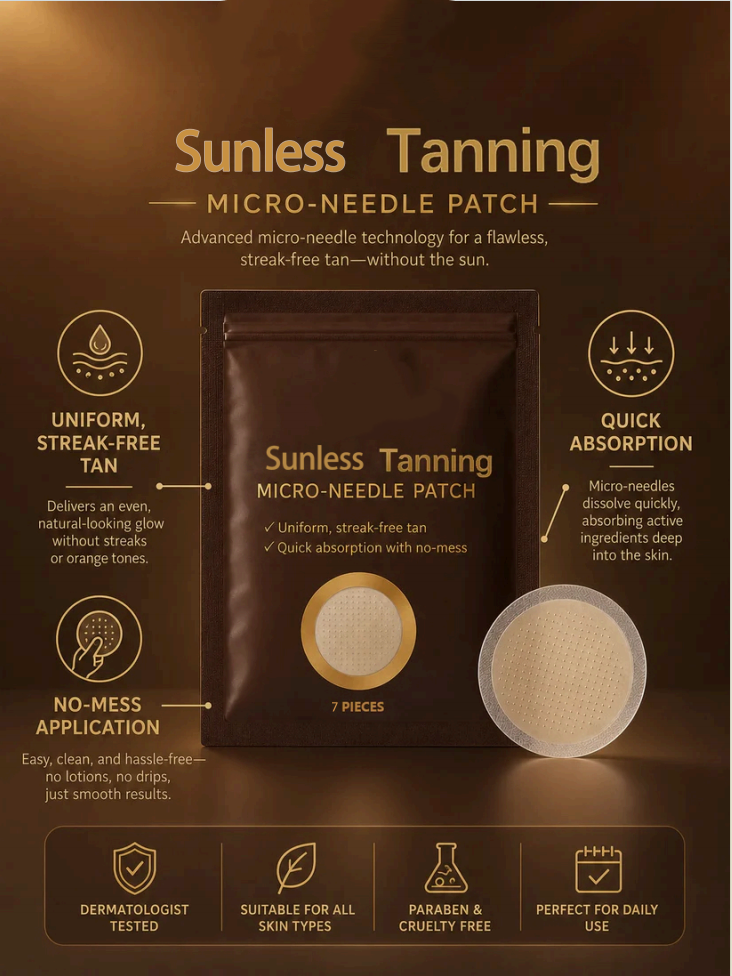 ☀️Up to 85% OFF Gildedrust® Transdermal Tanning Patch -$AC