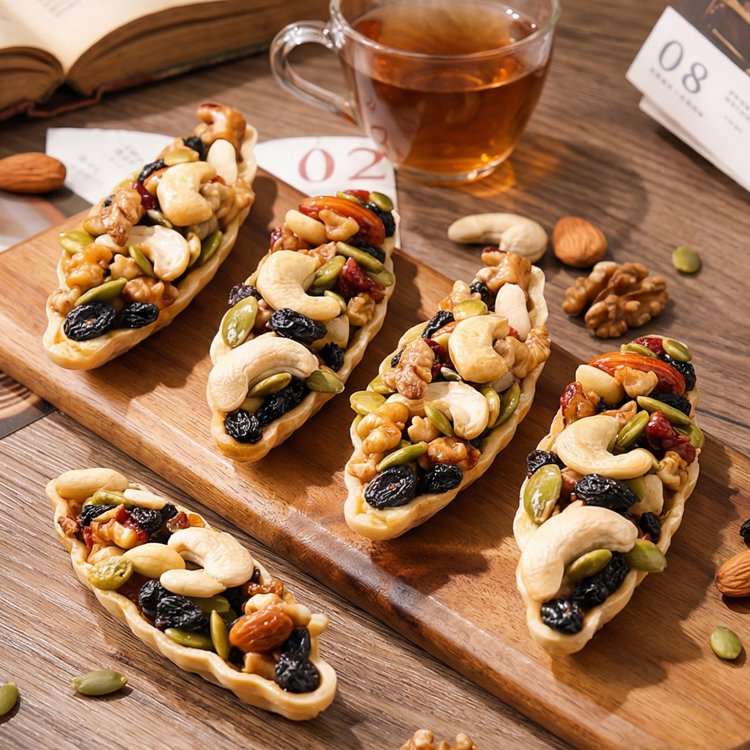 🥧 Astragalus & Codonopsis Eight-Treasure Nut Tart 🌿🥜-$LX