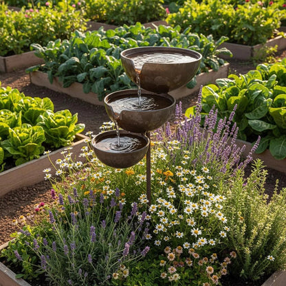🔥Hot Sale🔥Bring Life Back To Your Garden – Rain Catcher Bird Bath 🌿🐦 -$AC