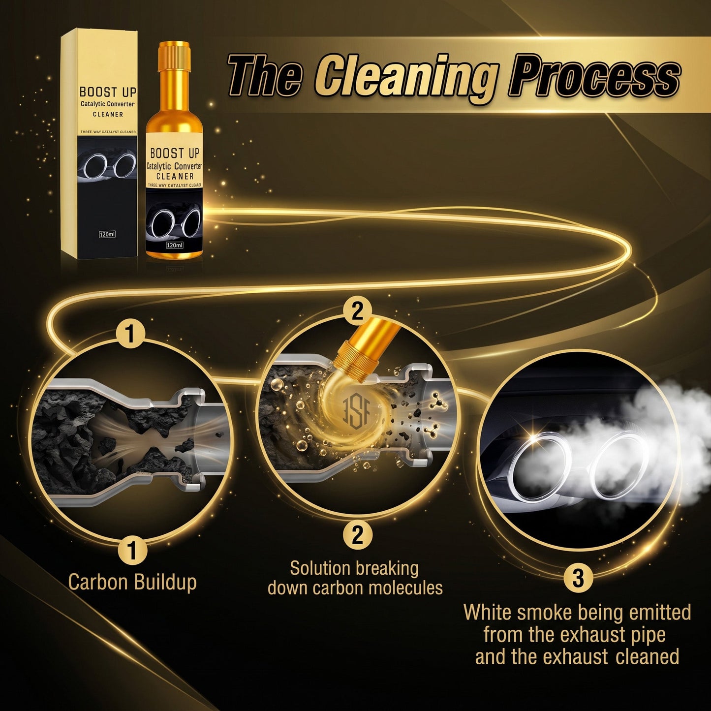 👍Newly Upgraded💥Over 20k+ Sold！🚗Car Catalytic Converter Cleaner , Engine Internal Cleaning, Removes Exhaust Carbon Buildup -$AC