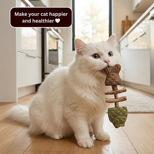 🐱 CatFish Blend – Natural Silvervine Dental Chew 🐟-$LX