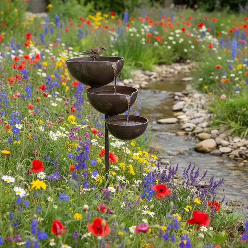 🔥Hot Sale🔥Bring Life Back To Your Garden – Rain Catcher Bird Bath 🌿🐦 -$AC
