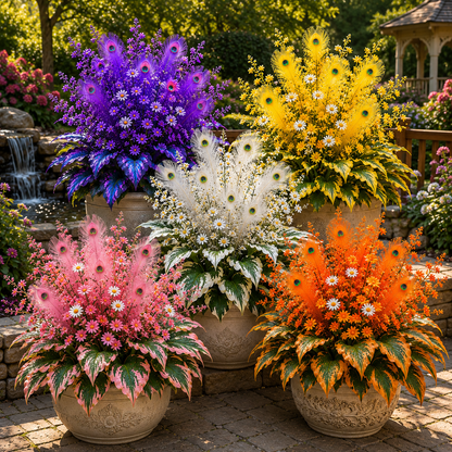 🏠🤗Peacock Flame Hosta Seeds💥 Stunning colors, illuminating any space -$AC