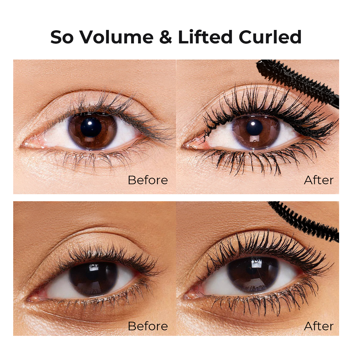 Long Lasting Black Mascara-WH