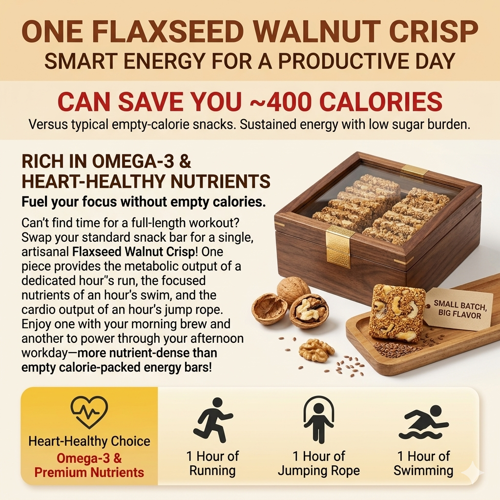 Premium Flaxseed & Whole Walnut Cellular Energy Bites-$LA