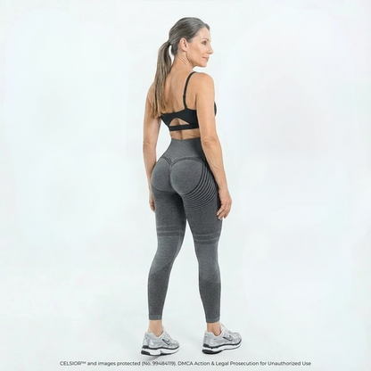 High Waisted And Hip Lifting Yoga Elastic Quick Drying Tight Pants-$LA
