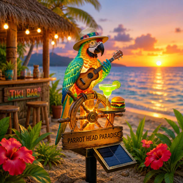 🔥Last Day 49% OFF🔥 - 🌴 Solar-Powered Parrot Garden Light -$AC