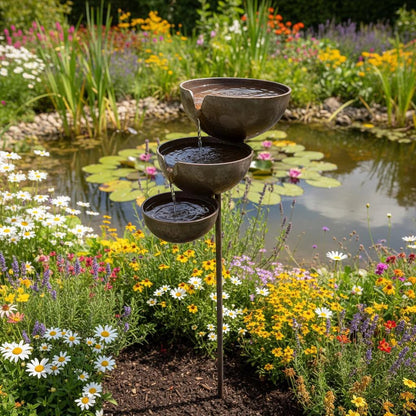 🔥Hot Sale🔥Bring Life Back To Your Garden – Rain Catcher Bird Bath 🌿🐦 -$AC