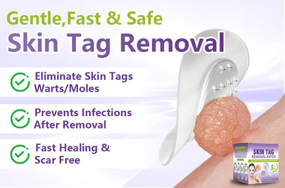 SOLUBLE MICRONEEDLE BOTANICAL SKIN TAG REMOVAL PATCH-$LA