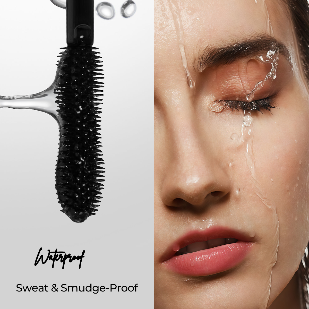 Long Lasting Black Mascara-WH