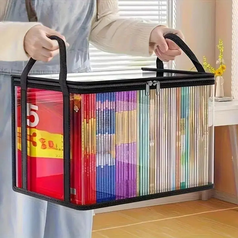 🔥Last Day 49% OFF🔥Large Clear Thick Plastic Storage Box with Hinged Lid-CJ