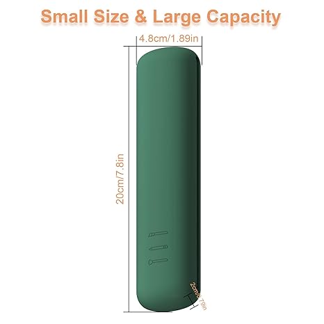 Large Travel Makeup Brush Holder with 4Pcs Makeup Brushes