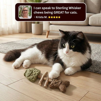 Catnip & Silvervine Chew -$AC