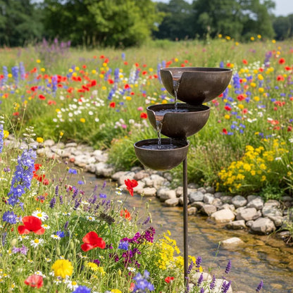 🔥Hot Sale🔥Bring Life Back To Your Garden – Rain Catcher Bird Bath 🌿🐦 -$AC