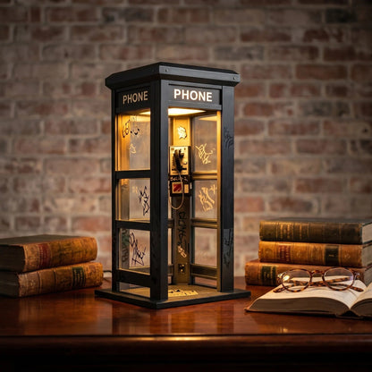 ✨Vintage Phone Booth Ambient Lamp- 🎁Light up Every Cozy Corner💛-$AC