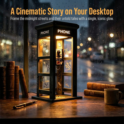 ✨Vintage Phone Booth Ambient Lamp- 🎁Light up Every Cozy Corner💛-$AC