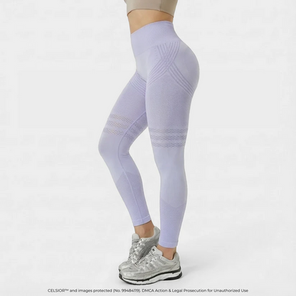 High Waisted And Hip Lifting Yoga Elastic Quick Drying Tight Pants-$LA