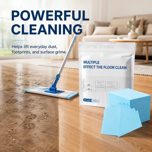 🧼✨100-Pieces Floor Cleaning Tablets Multi-Surface Antibacterial Cleaner -$LX