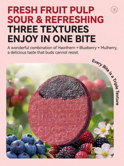 🌿Pure natural 🫐blueberry and 🍇mulberry stuffed 🍒hawthorn slices-$LA