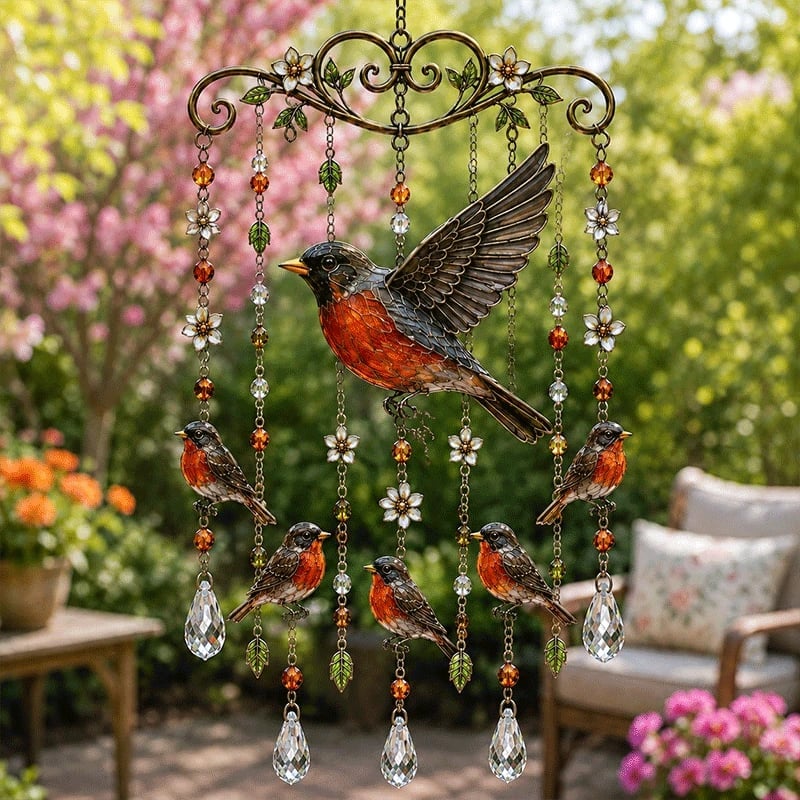 🔥Last Day 49% OFF - 🐦🎐Graceful Hummingbird Wind Chime -$AC