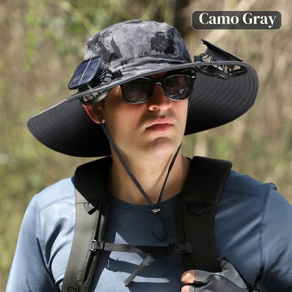 🔥HOT SALE NOW 49% OFF🔥Solar Cooling Sun Hat – Portable Fan Cap  -WH