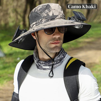 🔥HOT SALE NOW 49% OFF🔥Solar Cooling Sun Hat – Portable Fan Cap  -WH