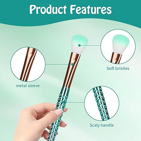 Makeup Brush Set 11Pcs Eye Makeup Brushes. Eyeshadow Concealer Eyeliner Brow Blending Brush Tool