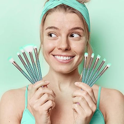 Makeup Brush Set 11Pcs Eye Makeup Brushes. Eyeshadow Concealer Eyeliner Brow Blending Brush Tool