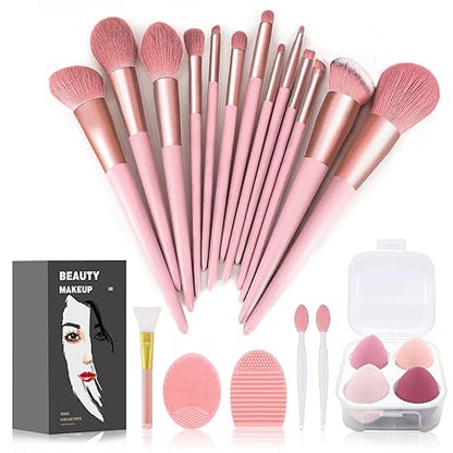 Makeup Brushes 22 Pcs Makeup Kit.Foundation Brush Eyeshadow Brush Make up Brushes Set (Green. 22 Piece Set Large)