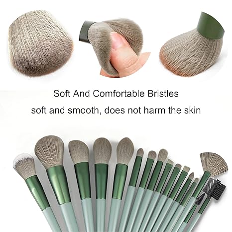 Makeup Brushes 22 Pcs Makeup Kit.Foundation Brush Eyeshadow Brush Make up Brushes Set (Green. 22 Piece Set Large)