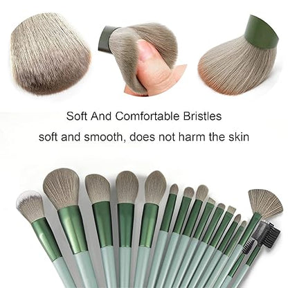 Makeup Brushes 22 Pcs Makeup Kit.Foundation Brush Eyeshadow Brush Make up Brushes Set (Green. 22 Piece Set Large)