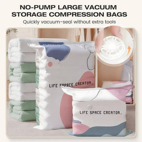 📦 Large-Capacity Vacuum Bags – No Pump Needed! 💨✨-WH
