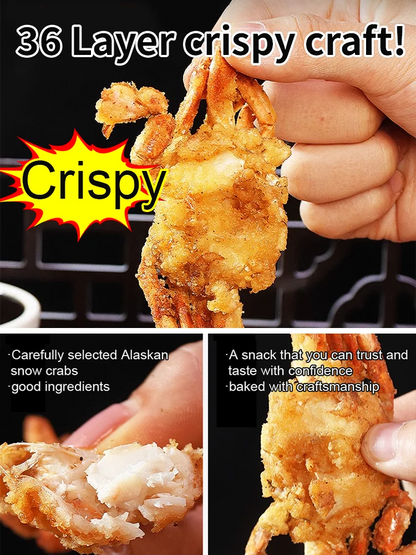 Alaskan Snow Crab Crisps – Ready-to-Eat High-Protein Seafood Snack-$LX
