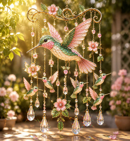 🔥Last Day 49% OFF - 🐦🎐Graceful Hummingbird Wind Chime -$AC
