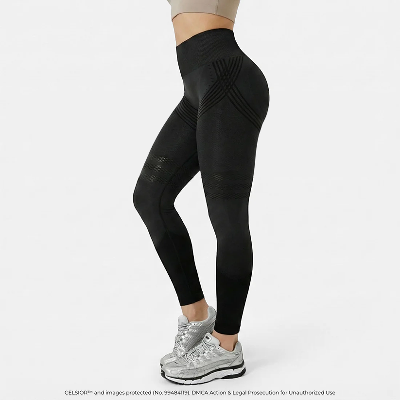 High Waisted And Hip Lifting Yoga Elastic Quick Drying Tight Pants-$LA