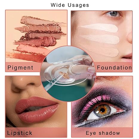 Makeup Mixing Palette Can Store Liquid Foundation. Hold Acrylic Palette. Art Nail Palette. Pigment Transparent Makeup Palette For Foundation Make-up