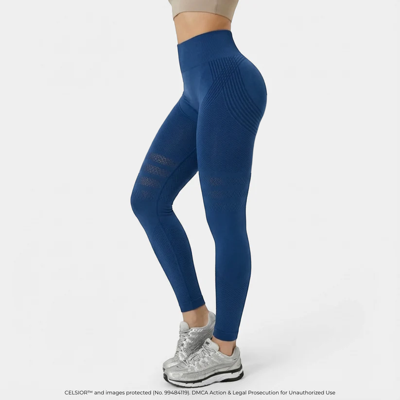 High Waisted And Hip Lifting Yoga Elastic Quick Drying Tight Pants-$LA