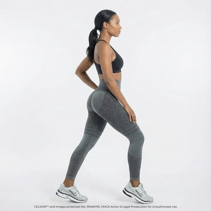 High Waisted And Hip Lifting Yoga Elastic Quick Drying Tight Pants-$LA