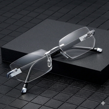 🔥Advanced Frameless Anti-Blue Light Glasses👓 | Auto-Focus Tech, Radiation Shield & UV Protection to Relieve Eye Strain-WH