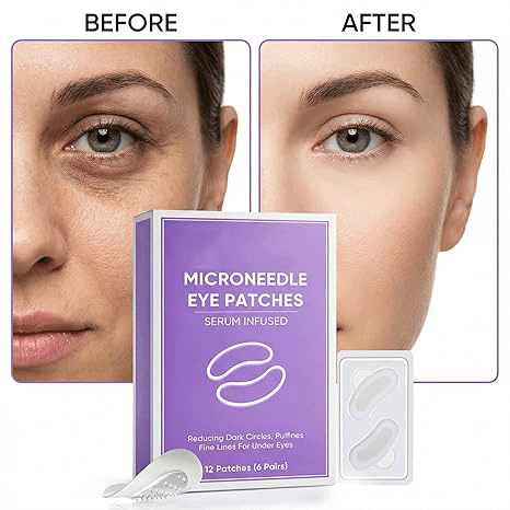 WAKE UP LOOKING YEARS YOUNGER Hyaluronic Acid Microneedle Eye Mask-$LA