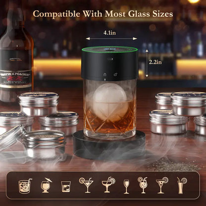🥃 Father’s Day Electric Whiskey Smoker Kit | Rechargeable & No Butane Needed-$LA