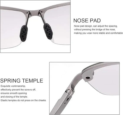 Gildedrust™ HD Polarized Photochromic Sunglasses UV400 Protection | Retro Oversized Square | Unisex 2026 Essential  -WH