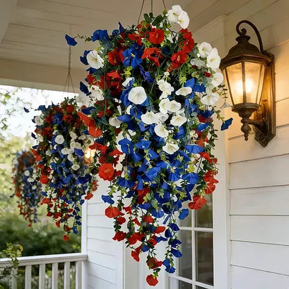 ✨Independence Day Hot Sale❤️🤍💙 🇺🇸 Red, White & Blue Flowers for America’s 250th – Perfect for Porch & Party 💐-CJ