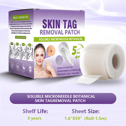 SOLUBLE MICRONEEDLE BOTANICAL SKIN TAG REMOVAL PATCH-$LA